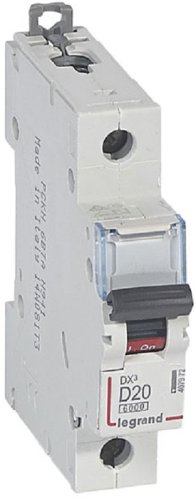 Выключатель автоматический Legrand DX3-E 6000 1п 20А D 10кА картинка